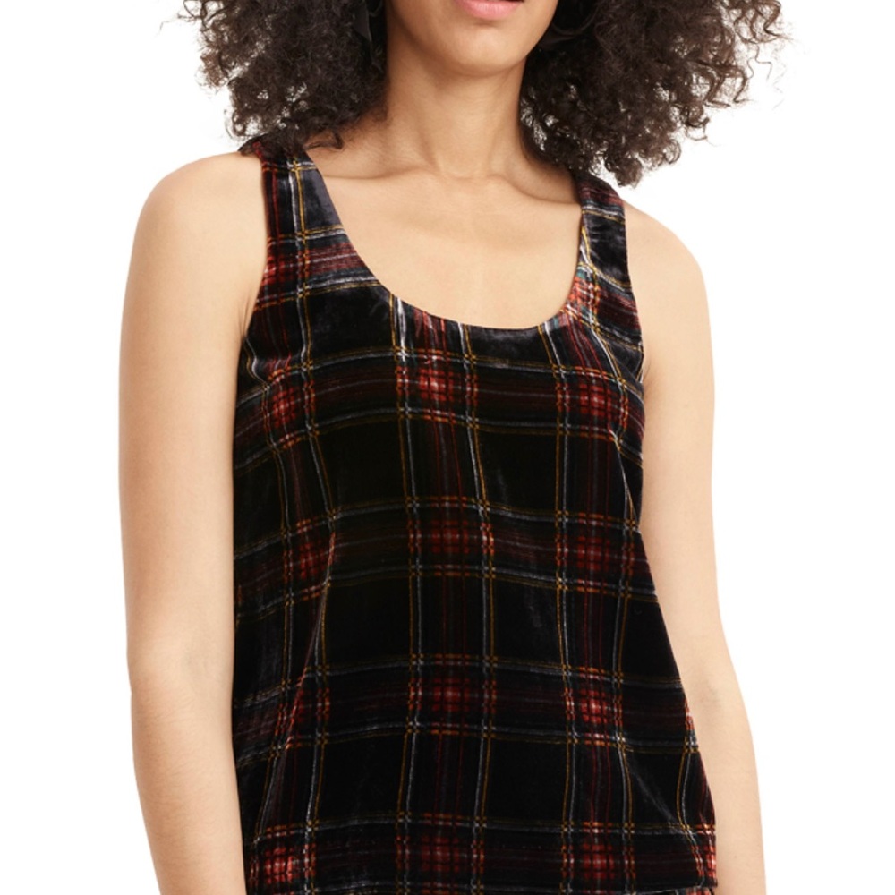 J.Crew‎ velvet sleeveless top